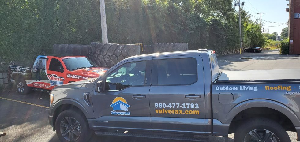 Valverax project vehicle at job site