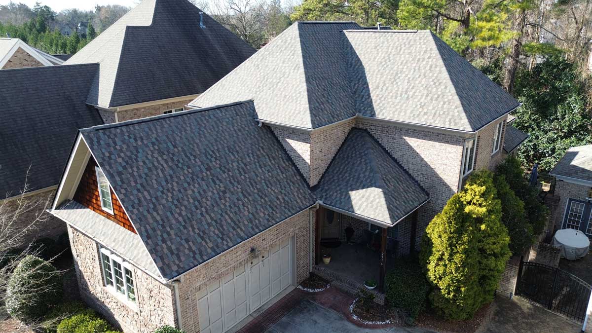Roof profile after Charlotte roof replacement