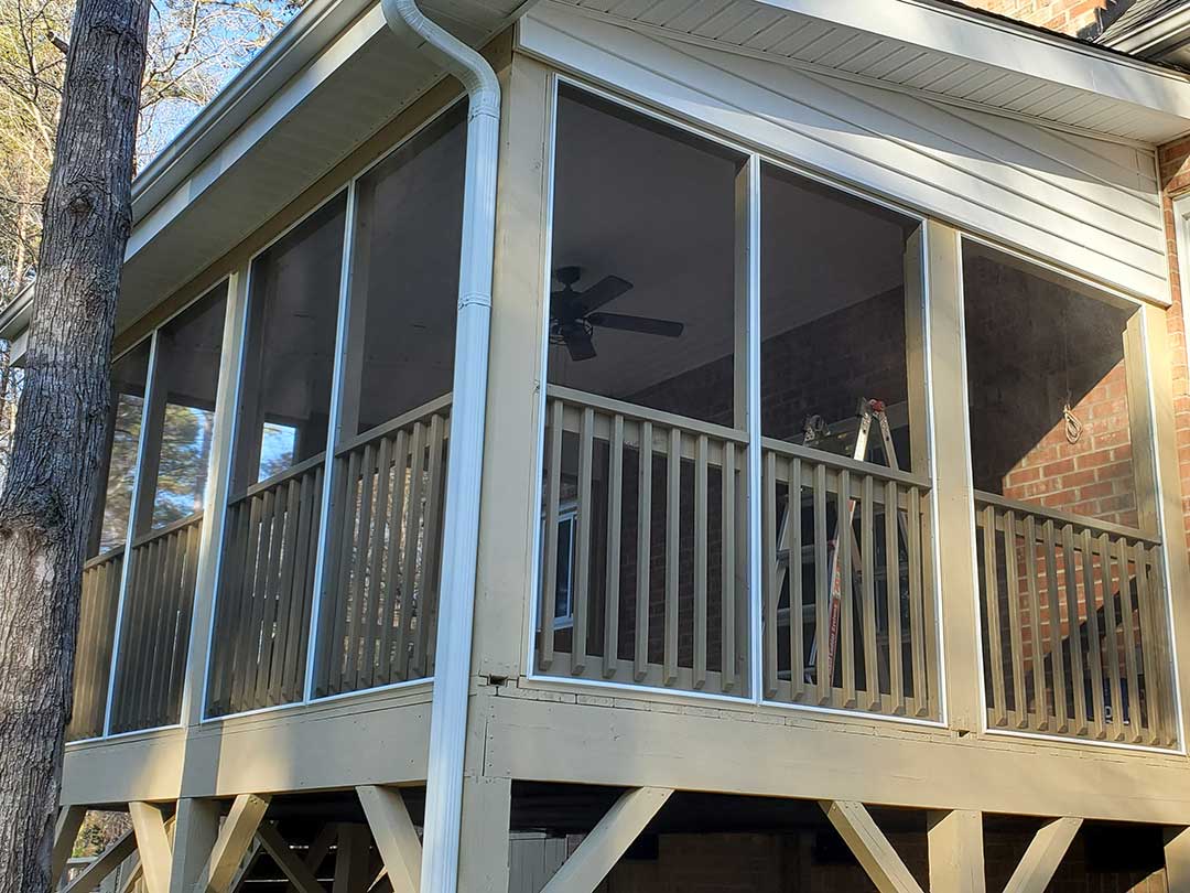Open-air sunroom example
