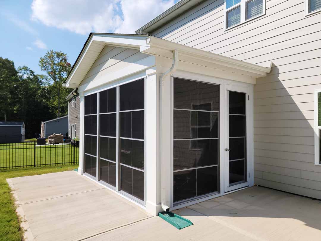 Vinyl-film porch window project image 01