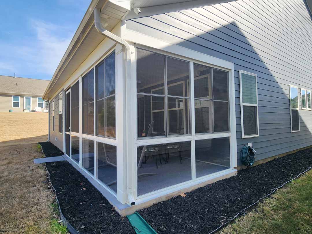 Vinyl-film porch window project image 03