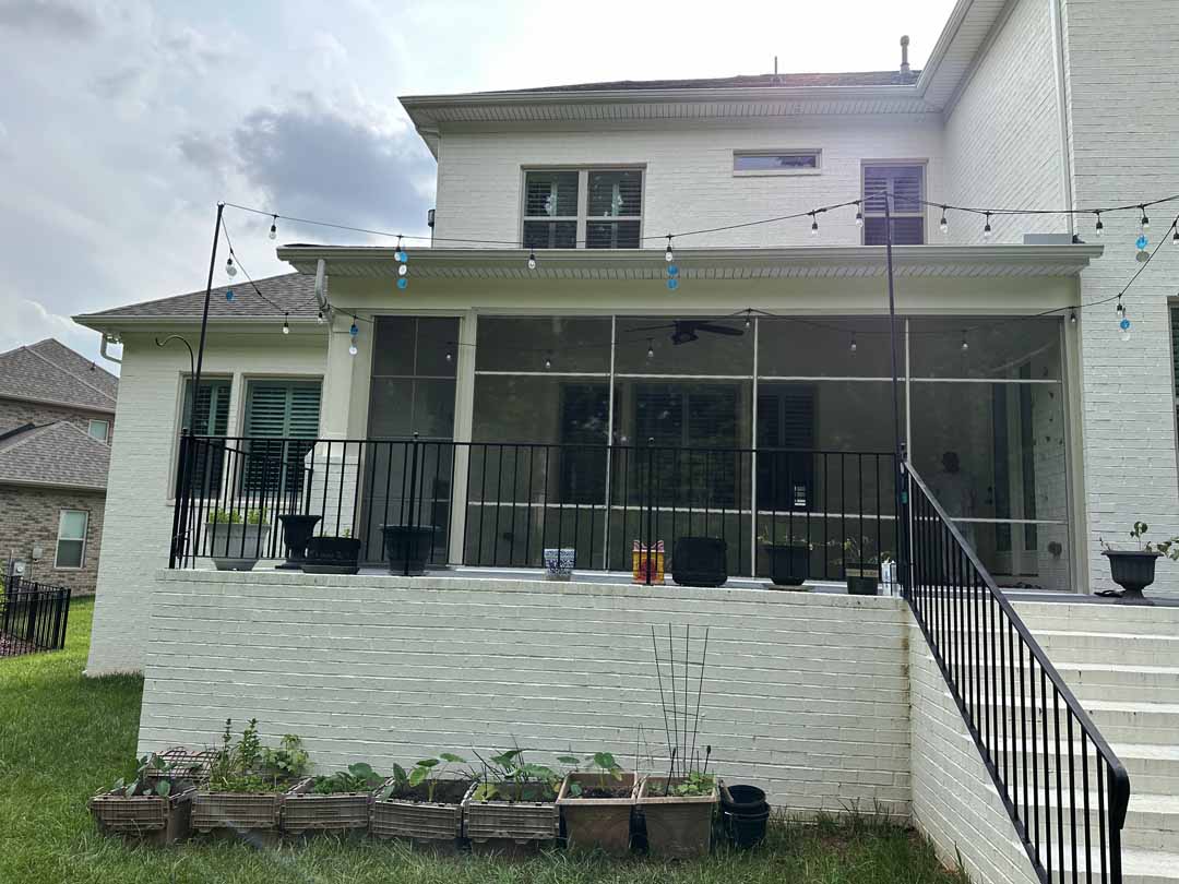 Vinyl-film porch window project image 10