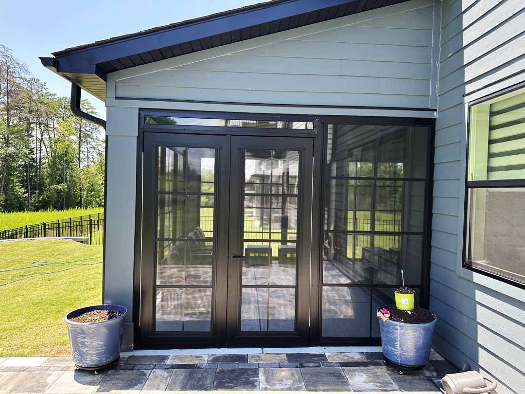 Vinyl-film porch window project image 11