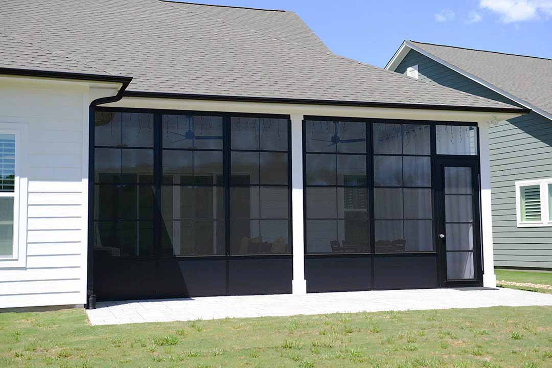 Vinyl-film porch window project image 22