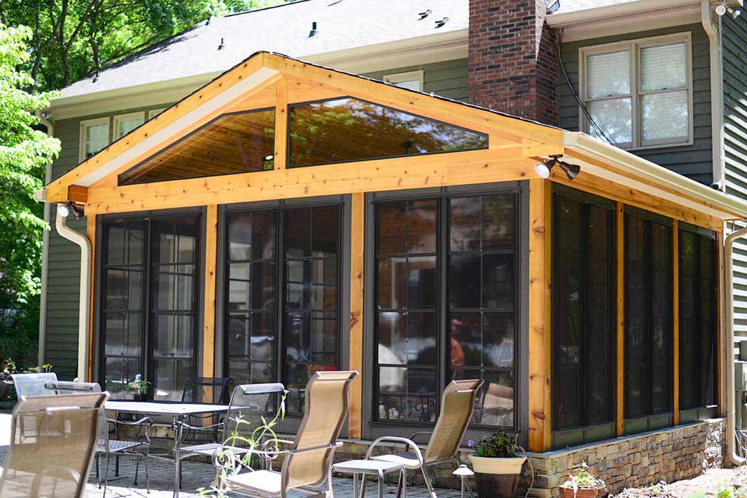 Vinyl-film porch window project image 24