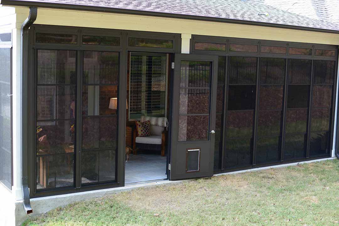 Vinyl-film porch window project image 25