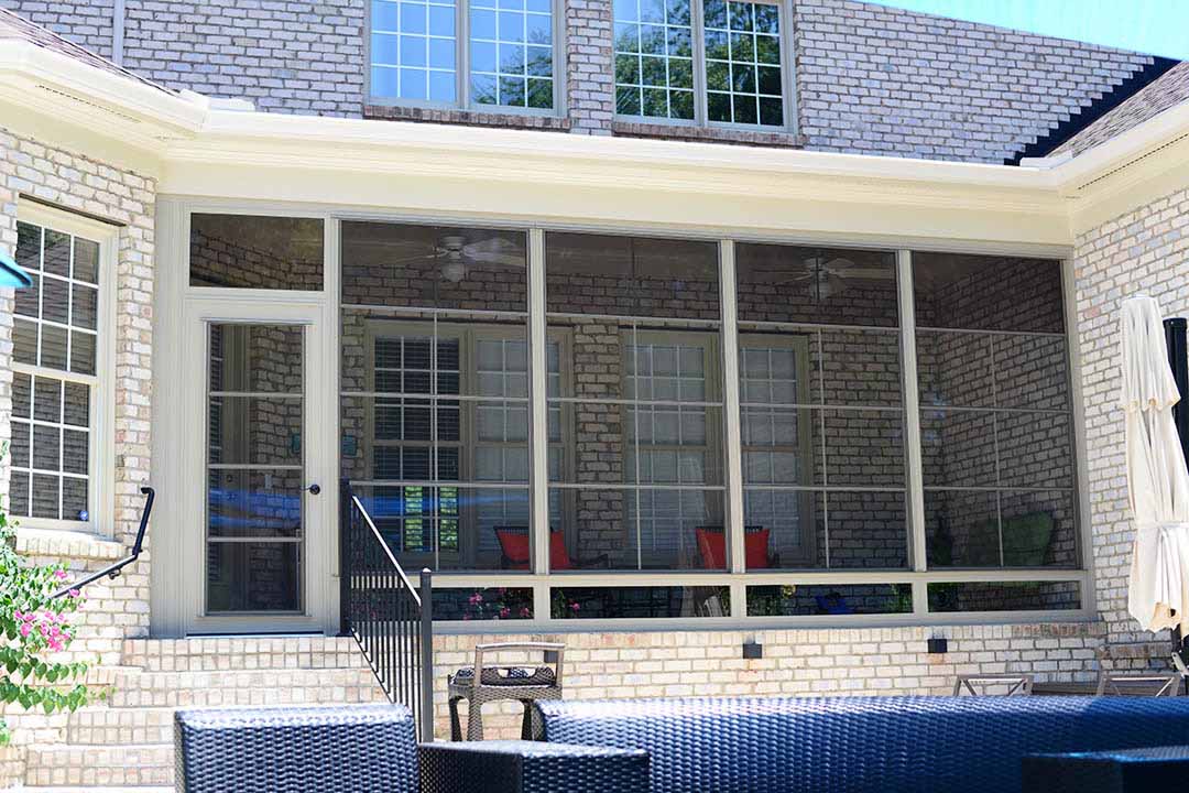 Vinyl-film porch window project image 26