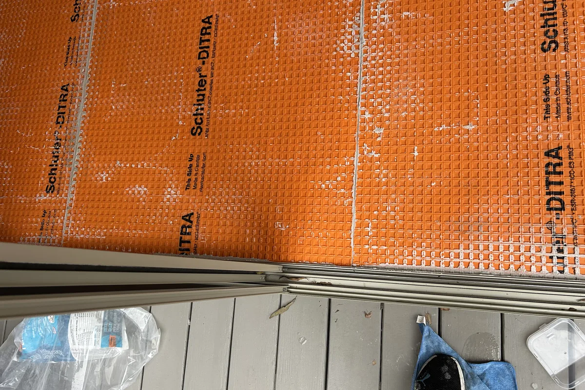 3-season glass enclosure construction in progress Matthews Mecklenburg County