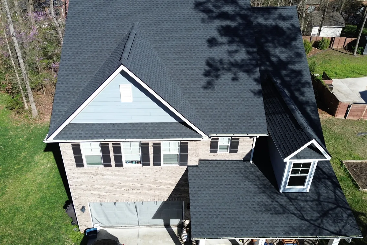Professional roof replacement detail in Riceland showing quality roofing services Charlotte NC
